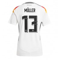 Maglia Calcio Germania Thomas Muller #13 Prima Divisa Europei 2024 Manica Corta